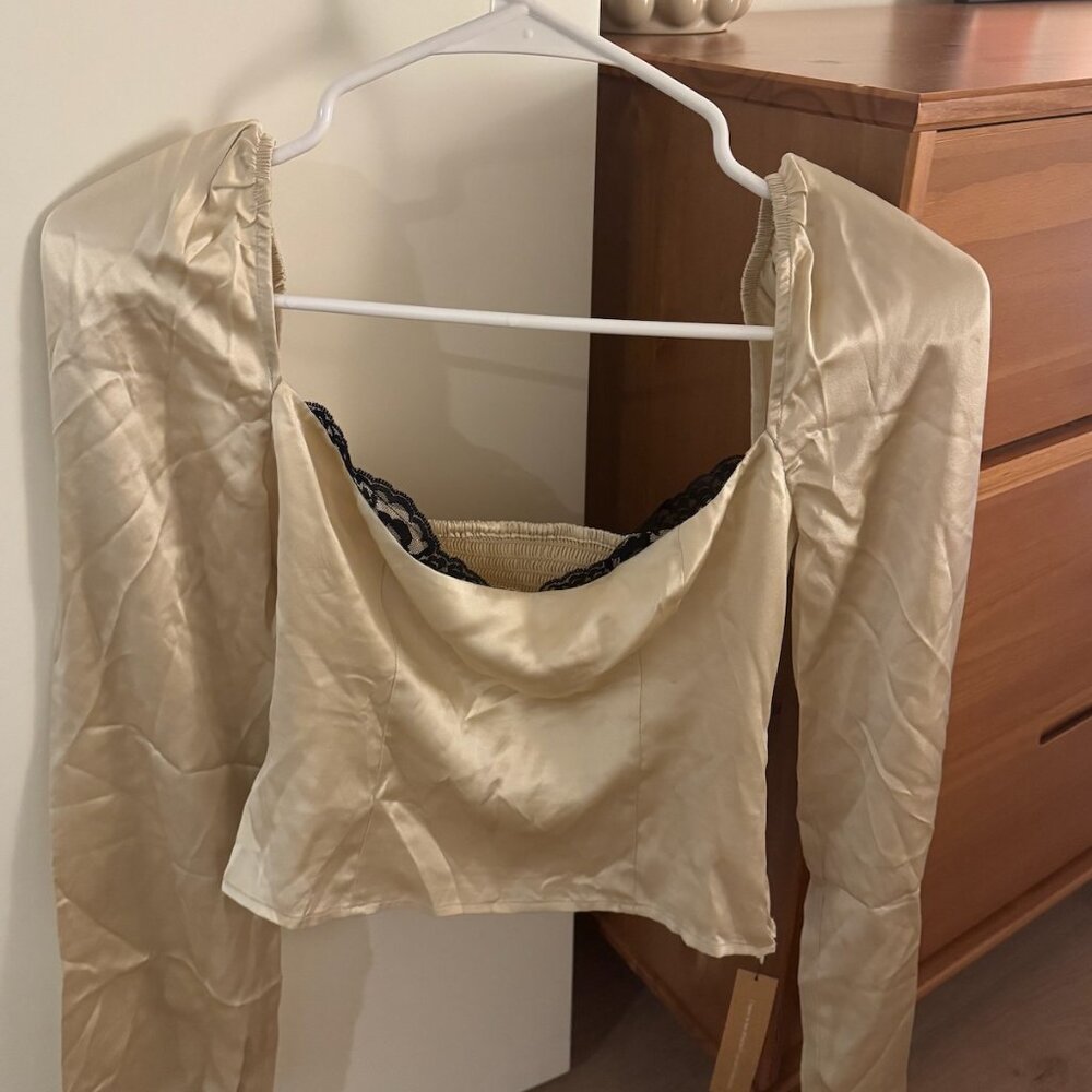 Reformation Rita Silk Top